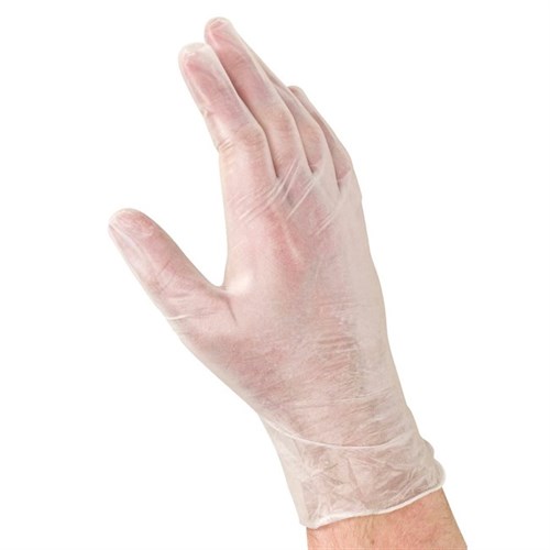 Engangshansker TENDERCARE Vinyl Pudderfri Klar str. XL (100)