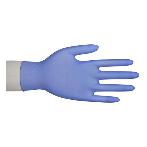 Engangshansker ABENA Classic Nitril Upuddret Blå str. S (200)