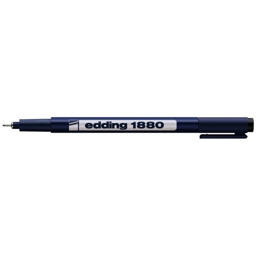 Fiberpenn EDDING 1880 0,3mm Sort