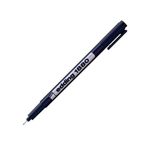 Fiberpenn EDDING 1880 0,5mm Sort