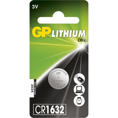 Batteri GP CR1632 Lithium