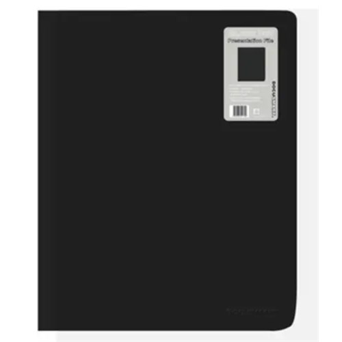 Presentasjonsmappe DOCUSMART A4 10-Lommer Sort