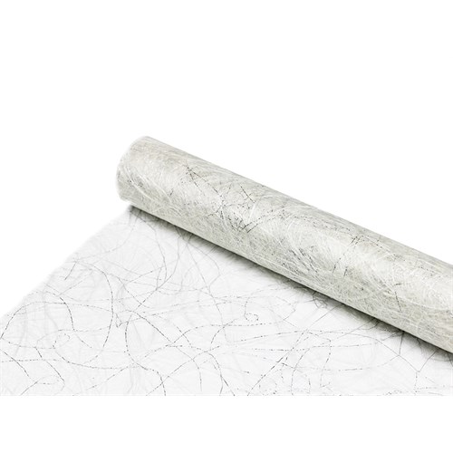 Englevev Sizoweb de Luxe 30cmx25m Sølv