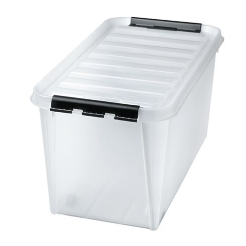 Oppevaringsboks stor 70L 72X40X39cm Klar