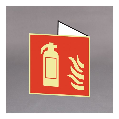 Plastskilt Slukkeapparat 15x15cm Etterlysende