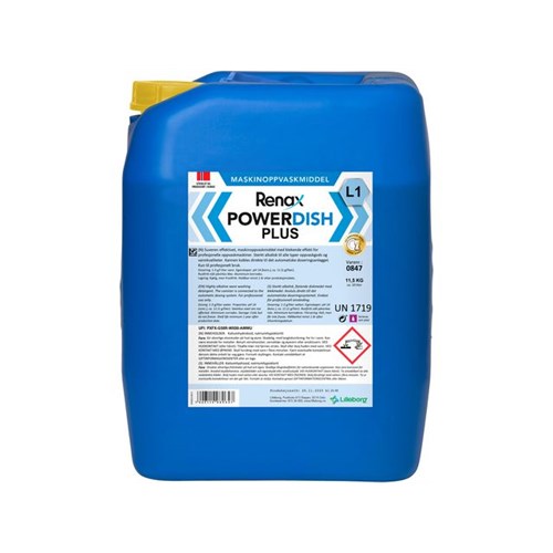 Maskinoppvask RENAX PowerDish L1 11kg