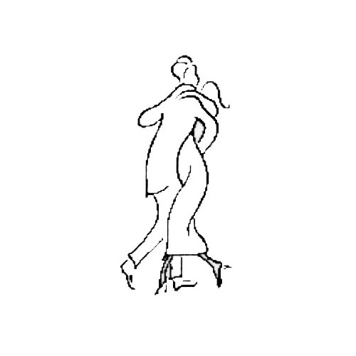 Stempel 'Dansende Par'