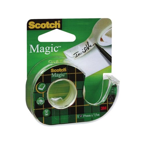 Tape Scotch® Magic 19Mmx7,5M M/Dispenser