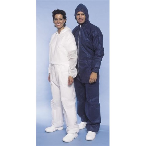 Kjeledress OVERALL HOOD WHITE Non-Woven XXL Hvit [KRT50]