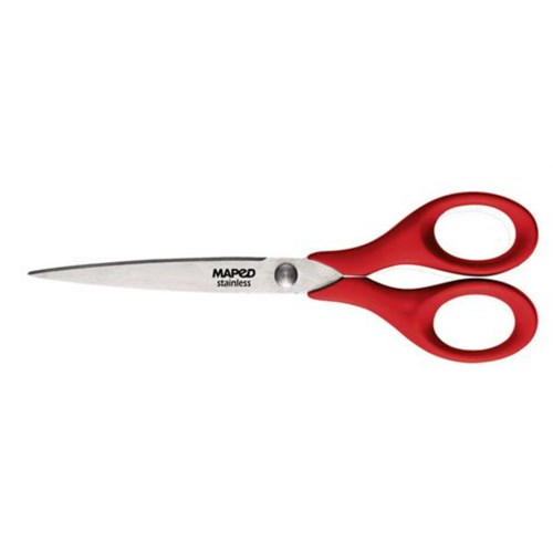 Saks MAPED Optimum 25cm Rød