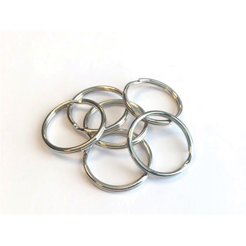 Nøkkelring25mm-6stk