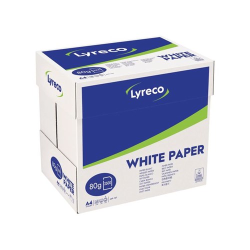 Kopipapir LYRECO Standard A4 80g 2500 ARK
