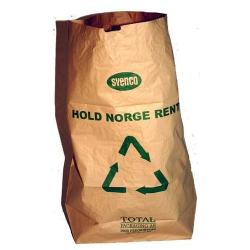 Avfallssekk NORSEKK Papir 2-lag 72,5x92cm 100L [KRT50]