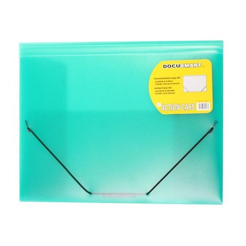 Strikkmappe A4 3 Klaffer PP-plast Grønn