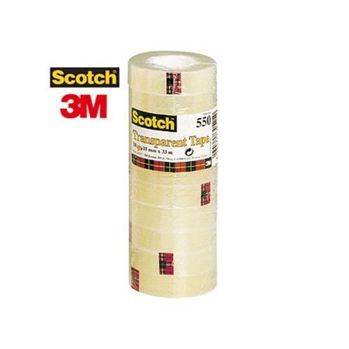 Tape SCOTCH 550 15mmx33m Klar