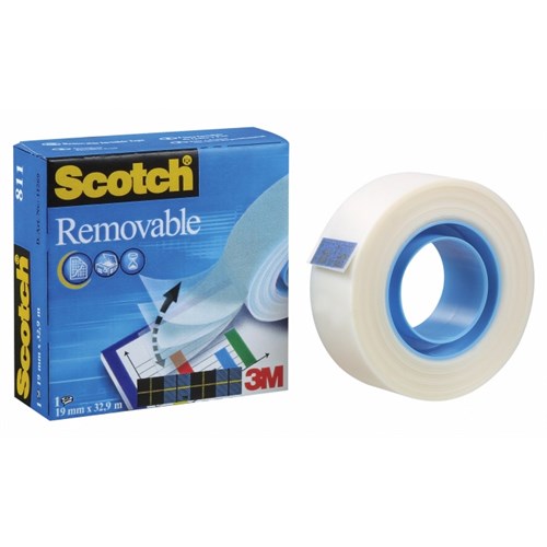 Tape SCOTCH Magic 811 avtagbar 19mmx33m