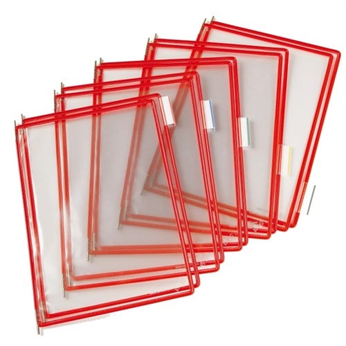 Lomme Tarifold A4 Toppåpning Rød