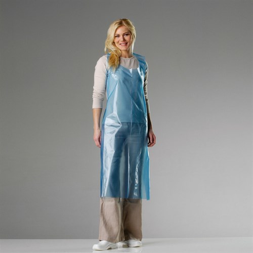 Engangsforkle Plast 40my 90x130cm Blå Flatpakket