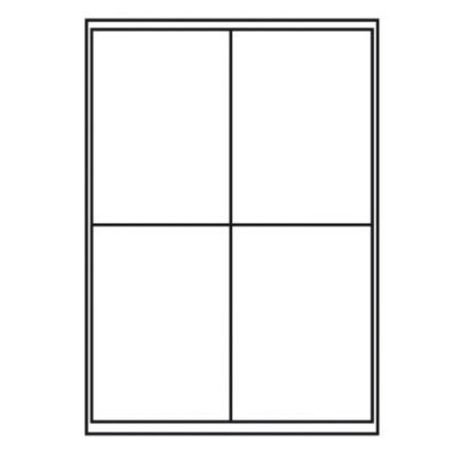 Etikett BNT OFFICE Universal 99,1x139mm (100) 4 PR ARK