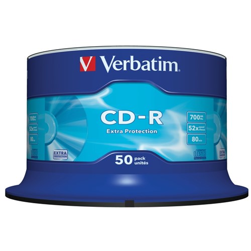 CD-R VERBATIM 700MB 52X spindle (50)