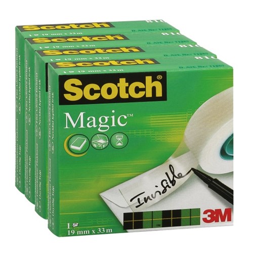 Tape SCOTCH Magic 810 19mmx33m (4)