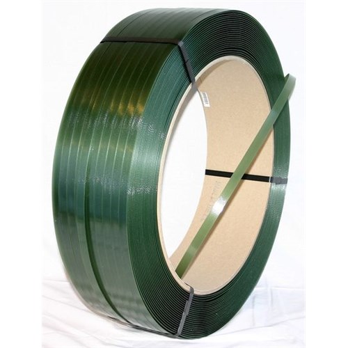 Plastbånd PET 1690 1200m 625kg Ø406mm GRØNT BÅND
