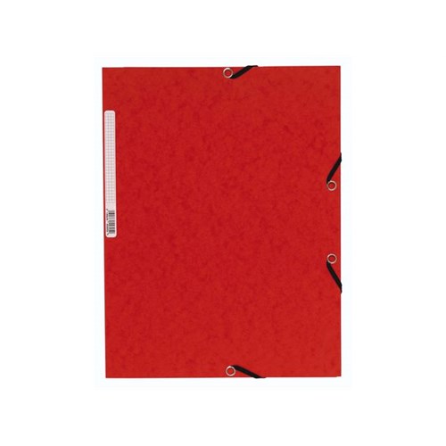 Strikkmappe EXACOMPTA A4 3-Klaffer Rød