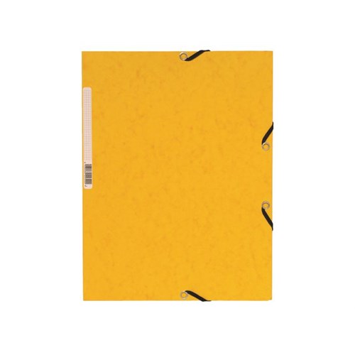 Strikkmappe EXACOMPTA A4 3-Klaffer Gul
