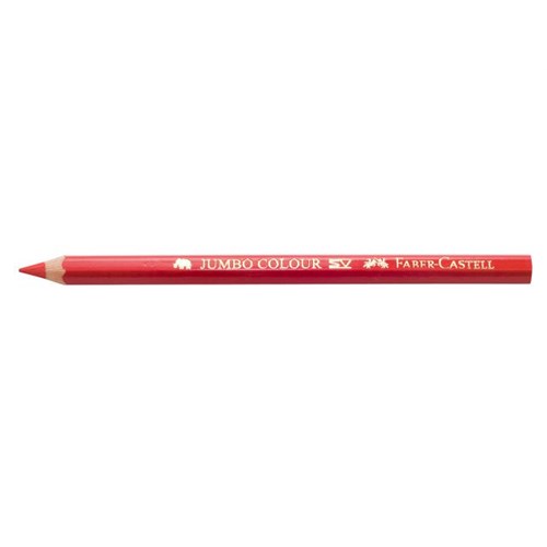 Fargeblyant FABER-CASTELL Jumbo Rød (12)