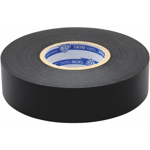 Isoleringstape 19mmx25m Sort ELEKTRIKERTAPE SORT