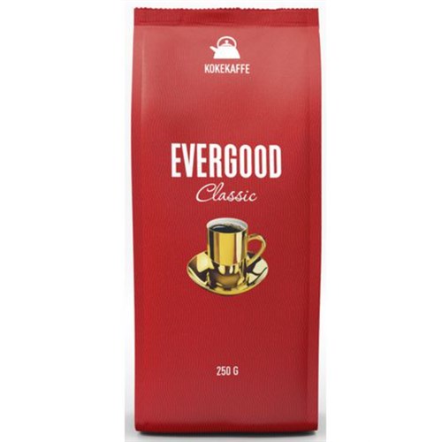 Kaffe Evergood Kokmalt 250Gr.