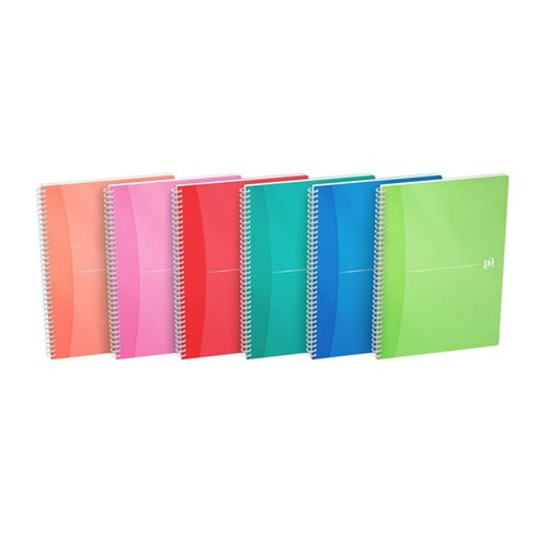 Notatbok OXFORD MyColours A4 Linje farger