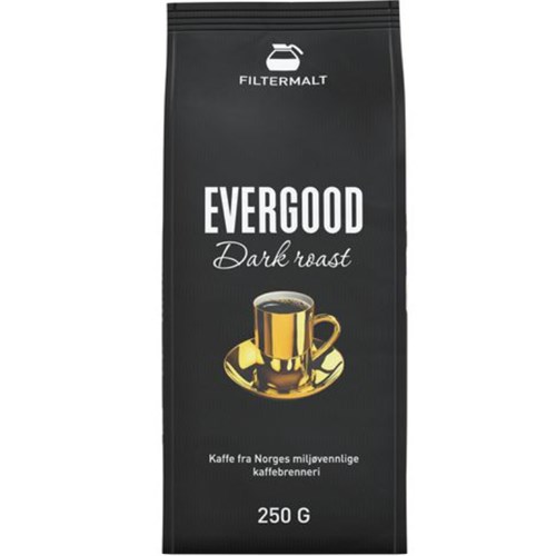 Kaffe Evergood Dark Filtermalt 250G