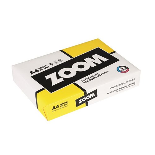 Kopipapir ZOOM A4 80g (500) [KRT5] gul