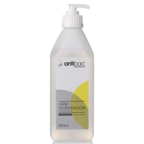 Hånddesinfeksjon ANTIBAC 85% Flytende 0,6L (15)