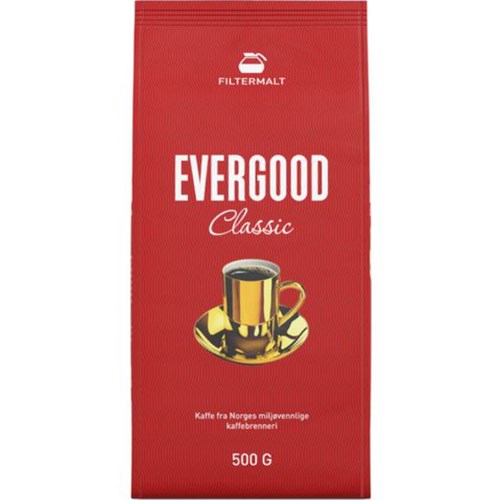 Kaffe Evergood Filtermalt 500G (12pk)
