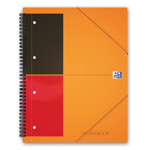Notatbok OXFORD Int. Meetingbook A4 Linje