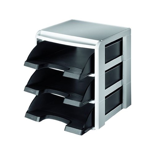 Brevkurvstativ LEITZ Plus kurv Sort