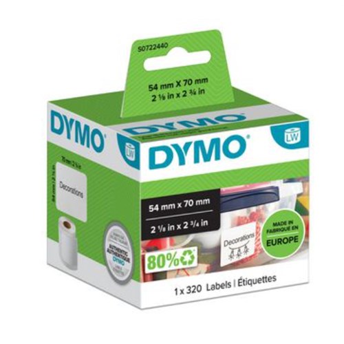 Etikett Dymo 70X54Mm Diskett (320)