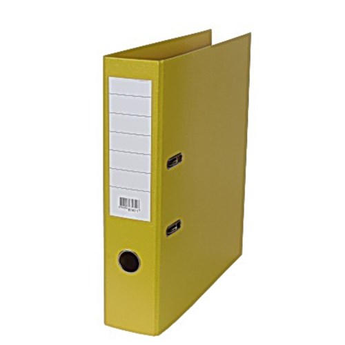 Brevordner EMO A4 80mm Gul