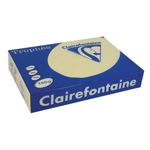 Kopipapir TROPHEE A4 160g Kremgul (krt4)