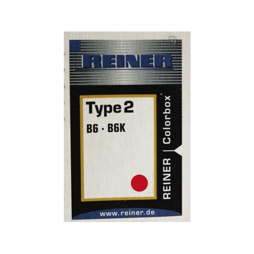 Stempelpute REINER f/nummeratør Rød (pk6)