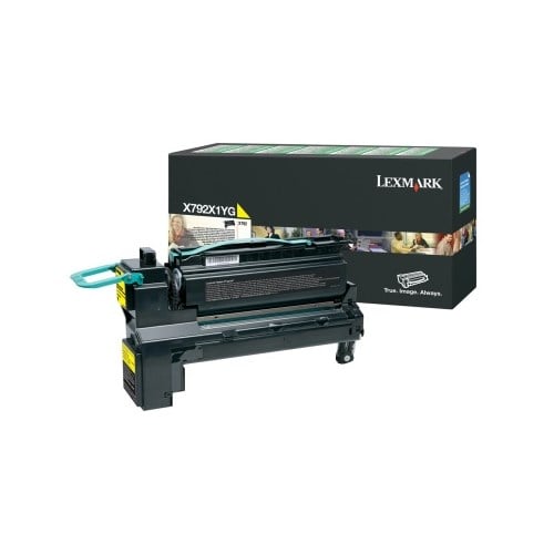 Toner LEXMARK X792X1YG 20K gul