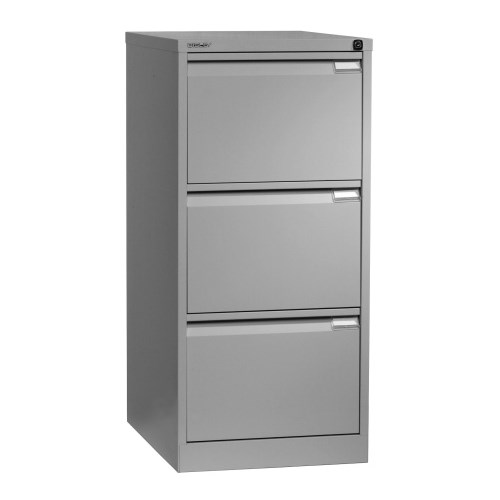 Hengemappeskap BISLEY A4 3SK Sølv