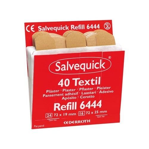 Plaster SALVEQUICK Tekstil Refill (40)