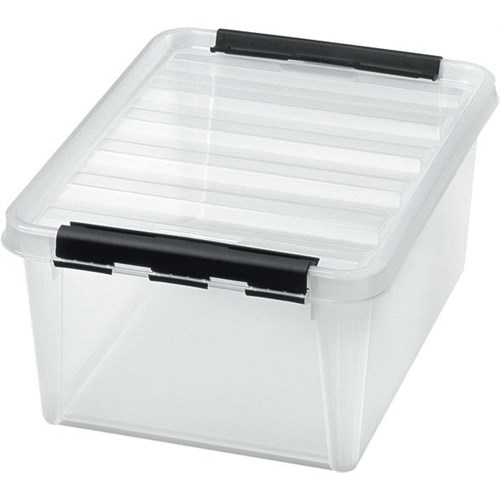 Oppbevaringsboks 15L 40x30x19cm Klar