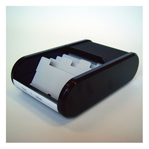 Visittkortboks HELIT Sort