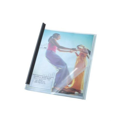 Klemryggskinne 297mm Sort