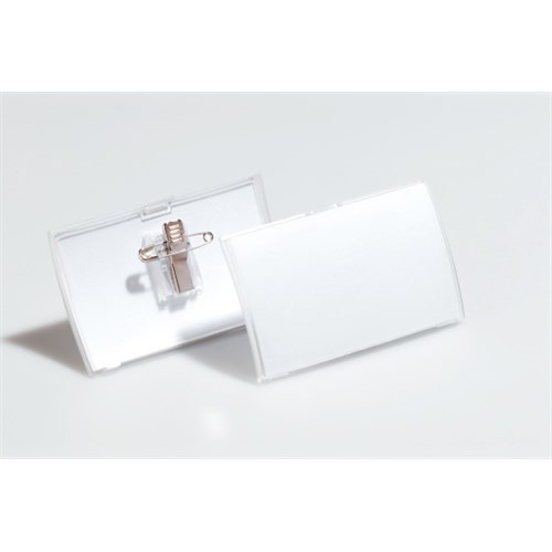 Navnskilt Durable 54X90Mm M/Klips (25)