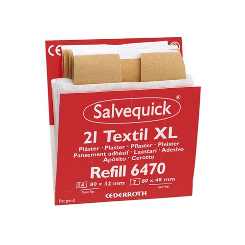 Plaster Salvequick Tekstil Xl Refill(21)